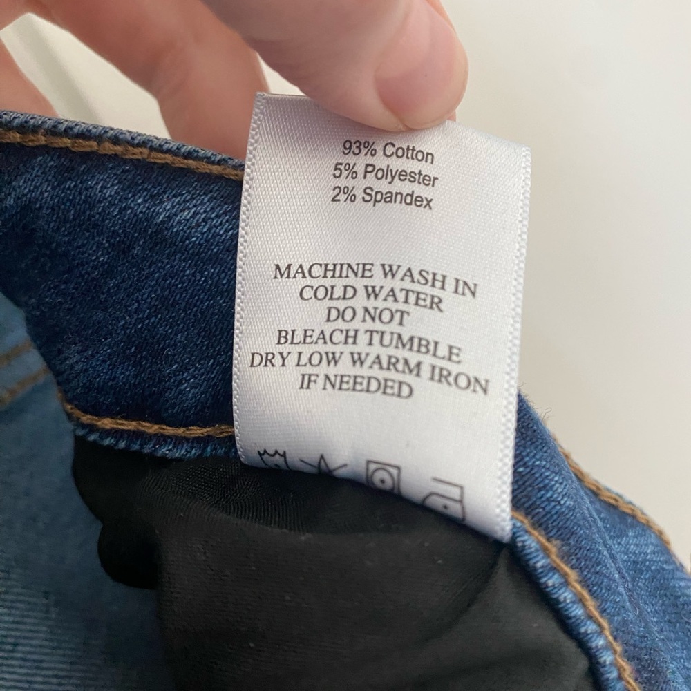 NWOT - Just USA Blue Flare Wide Leg Jeans with Stretch - Size 12 - Picture 9 of 9